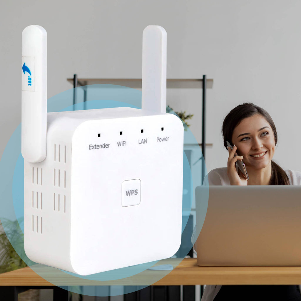 Universal Home WiFi Booster with Wide Coverage