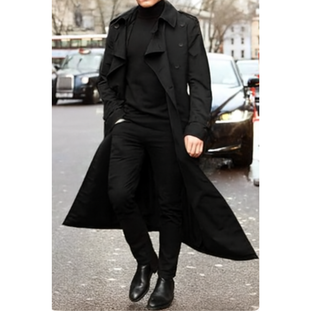 Men's Classic Practical Waterproof Trench Coat - Reliable Weather Protection