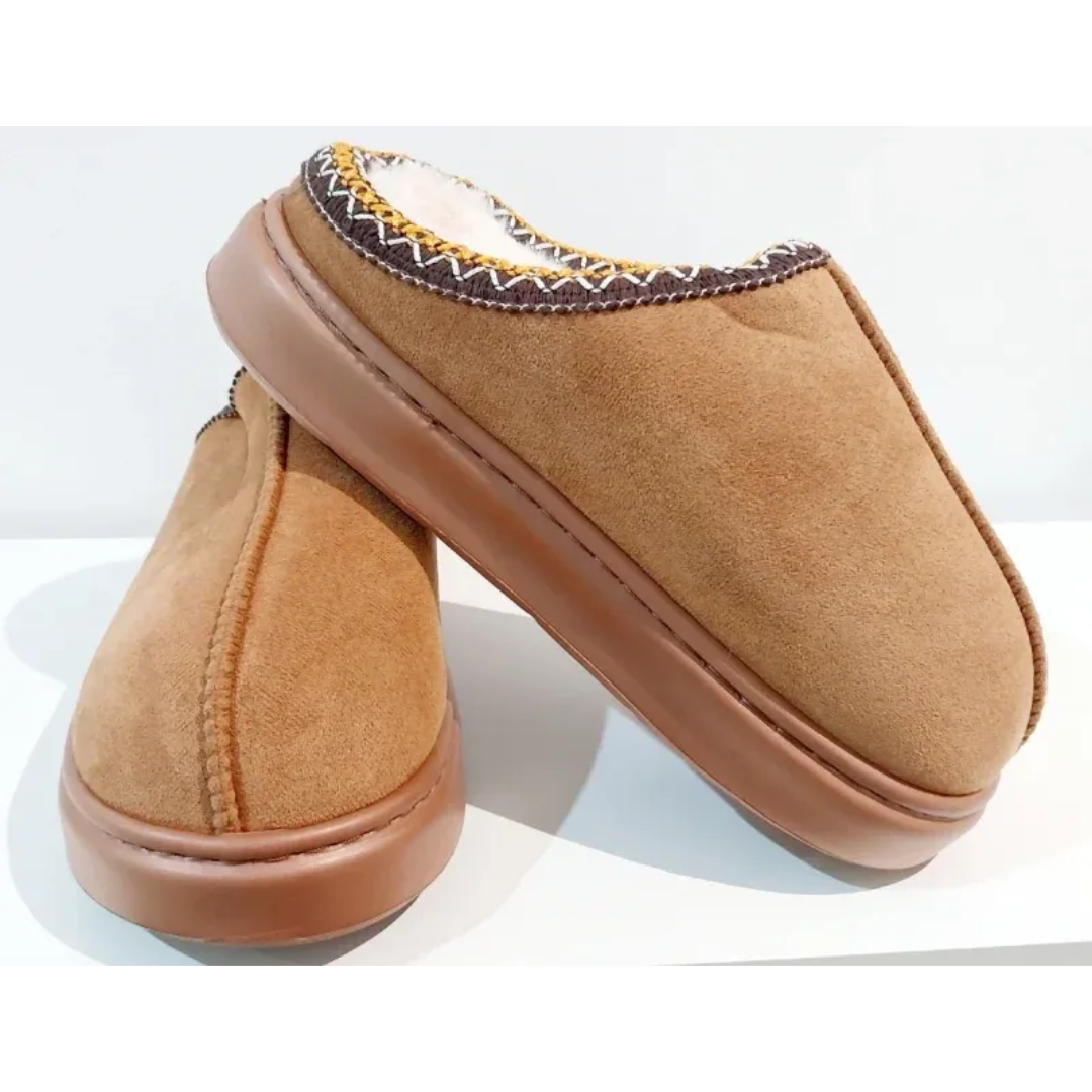 Women's Slip On Fluffy Push Thermal Slipper Clogs