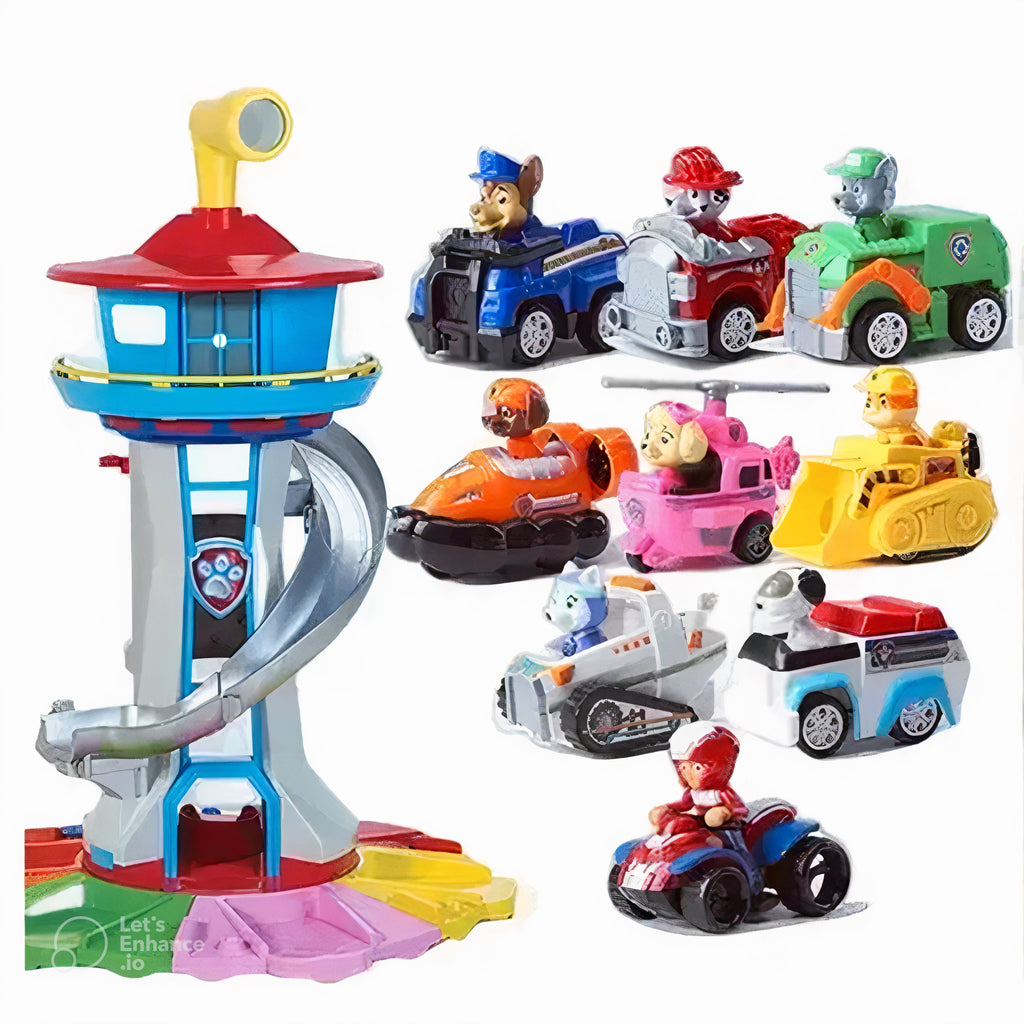 Children’s Slide Tower Playset Track and Car Adventure Toy - Image 4