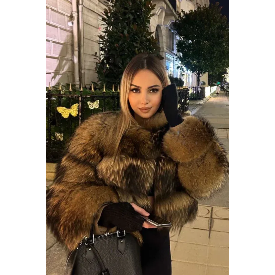 Women's Versatile Faux Fur Party Evening Jacket