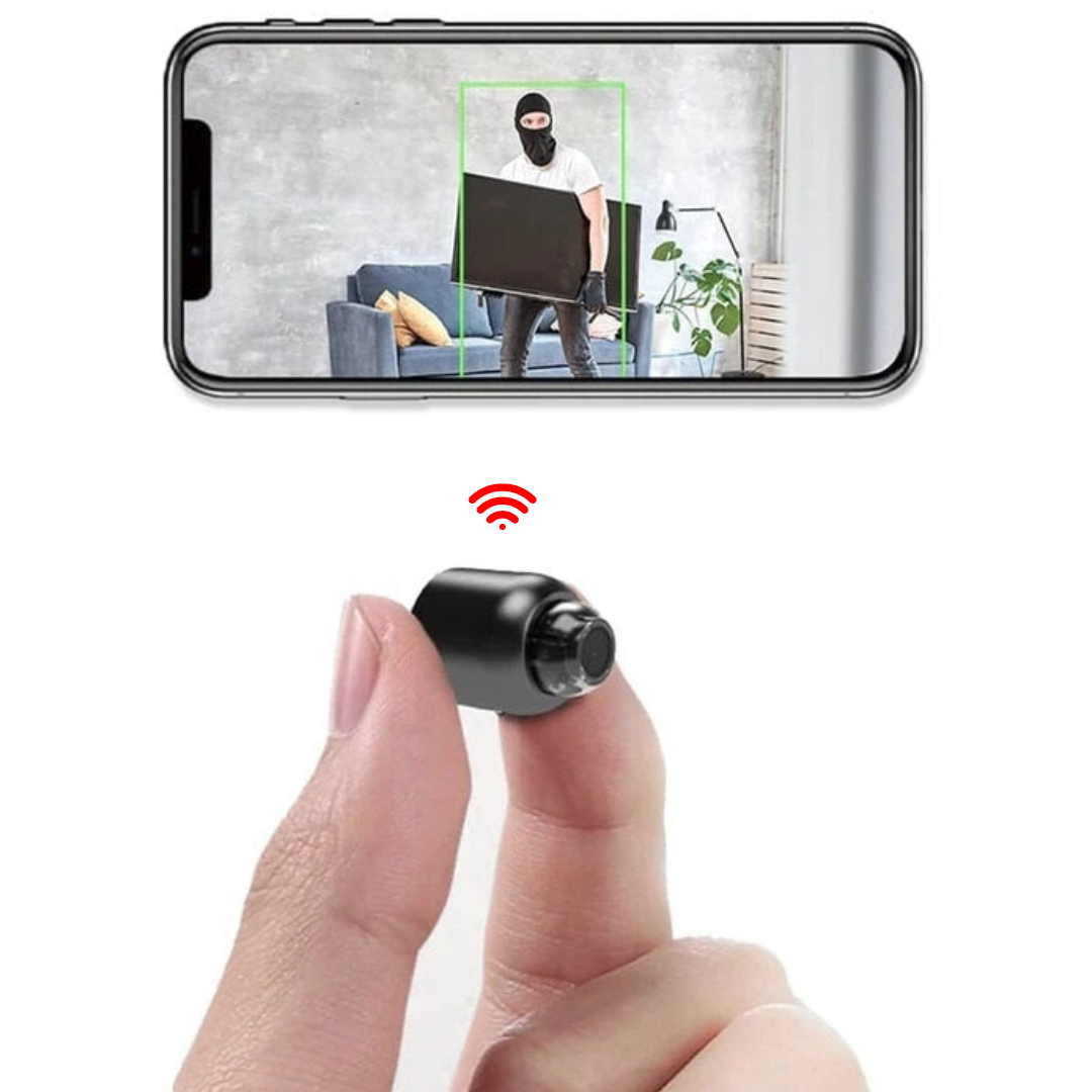 Smart Mini WiFi Camera 1080P with Night Vision & Motion Detection for Home Security