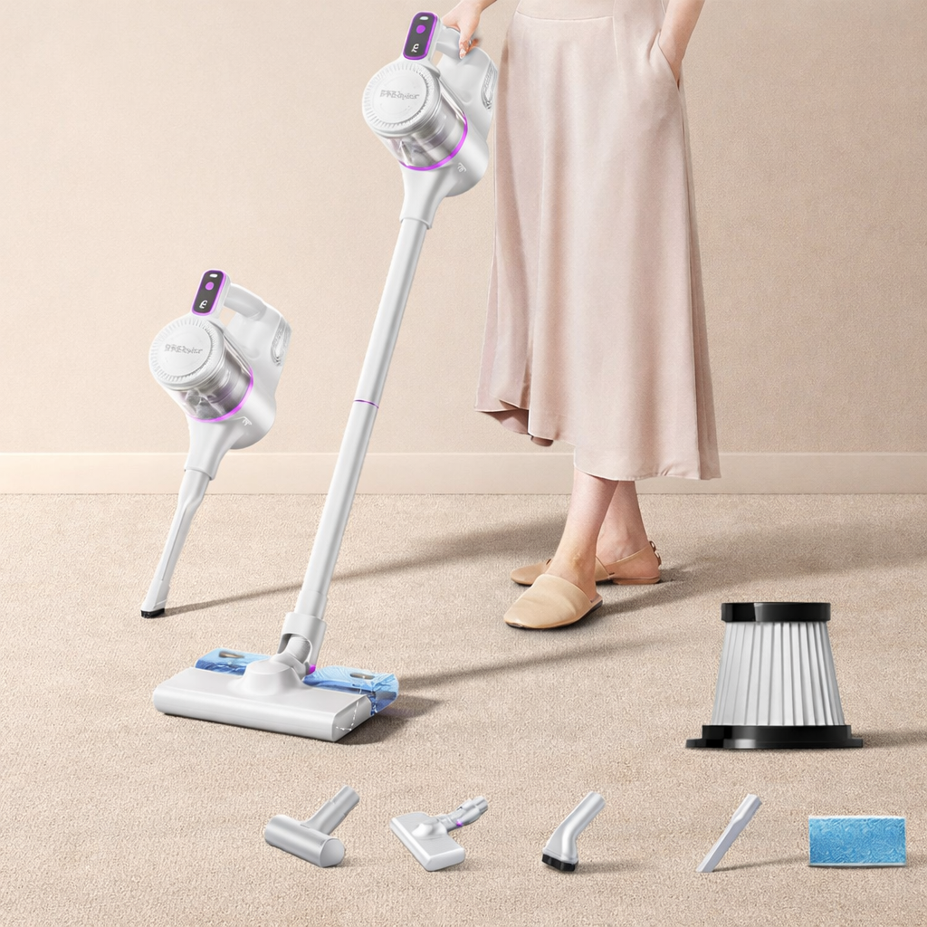 Cordless Stick Vacuum Rechargeable 2 in 1 Handheld LED Display - Image 3