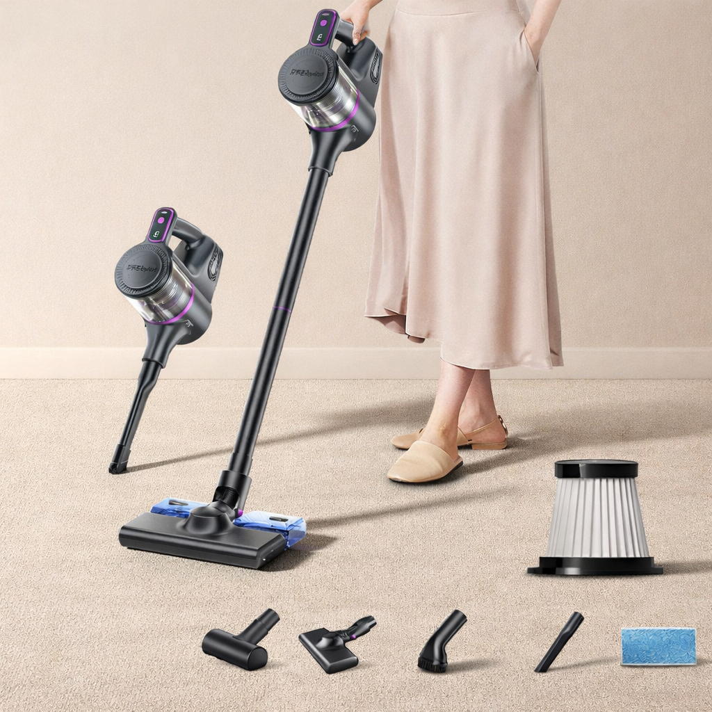 Cordless Stick Vacuum Rechargeable 2 in 1 Handheld LED Display