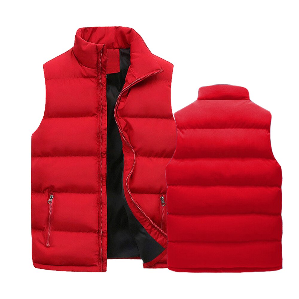 Men's Stylish Practical Quilted Bodywarmer Vest with Zippered Pockets