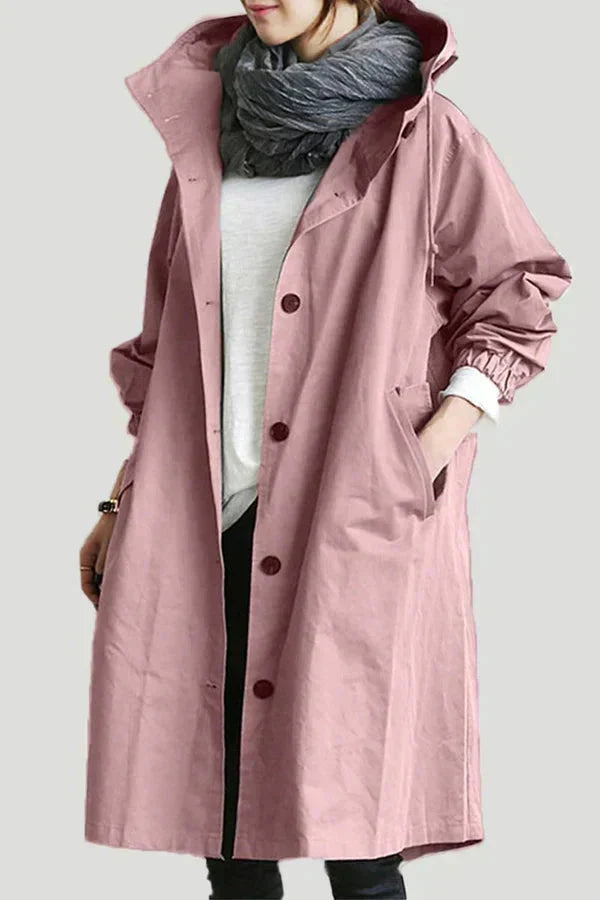 Women's Oversized Functional Waterproof Hood Raincoat