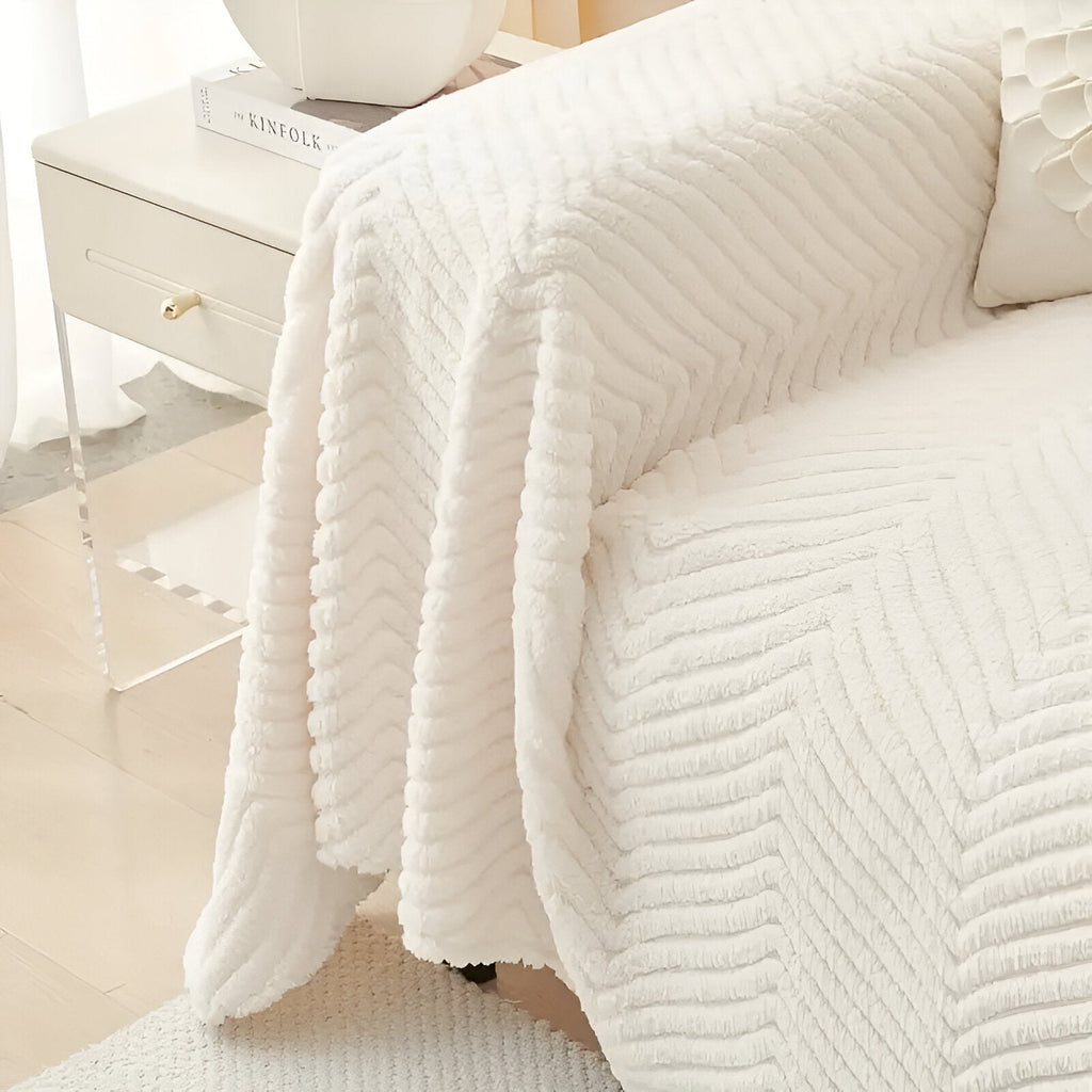 Versatile Geometric  Flexible Protective Cover for Bed and Sofas