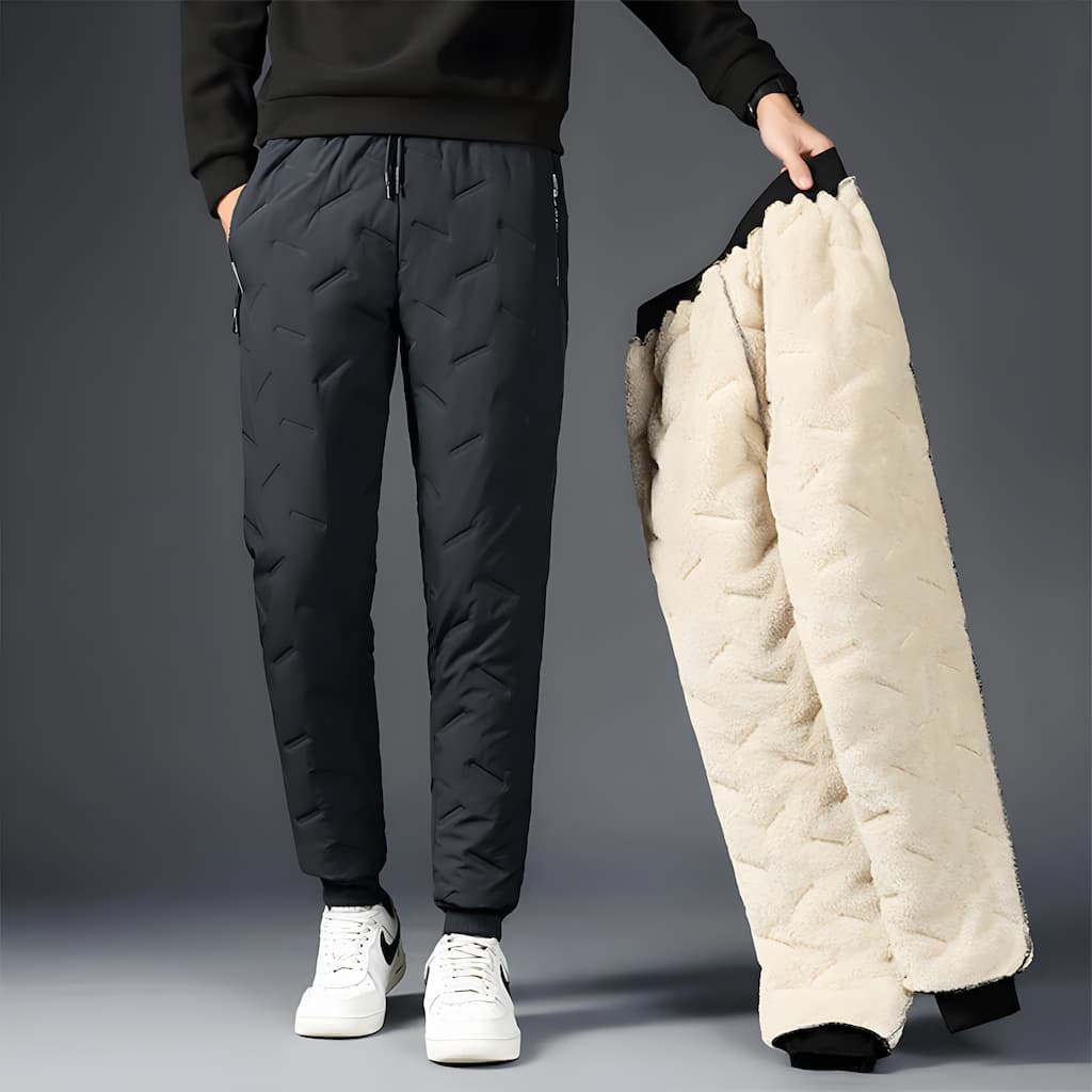 Women's Modern Cosy Thermal Waterproof Winter Pants in Soft Fleece with Pockets