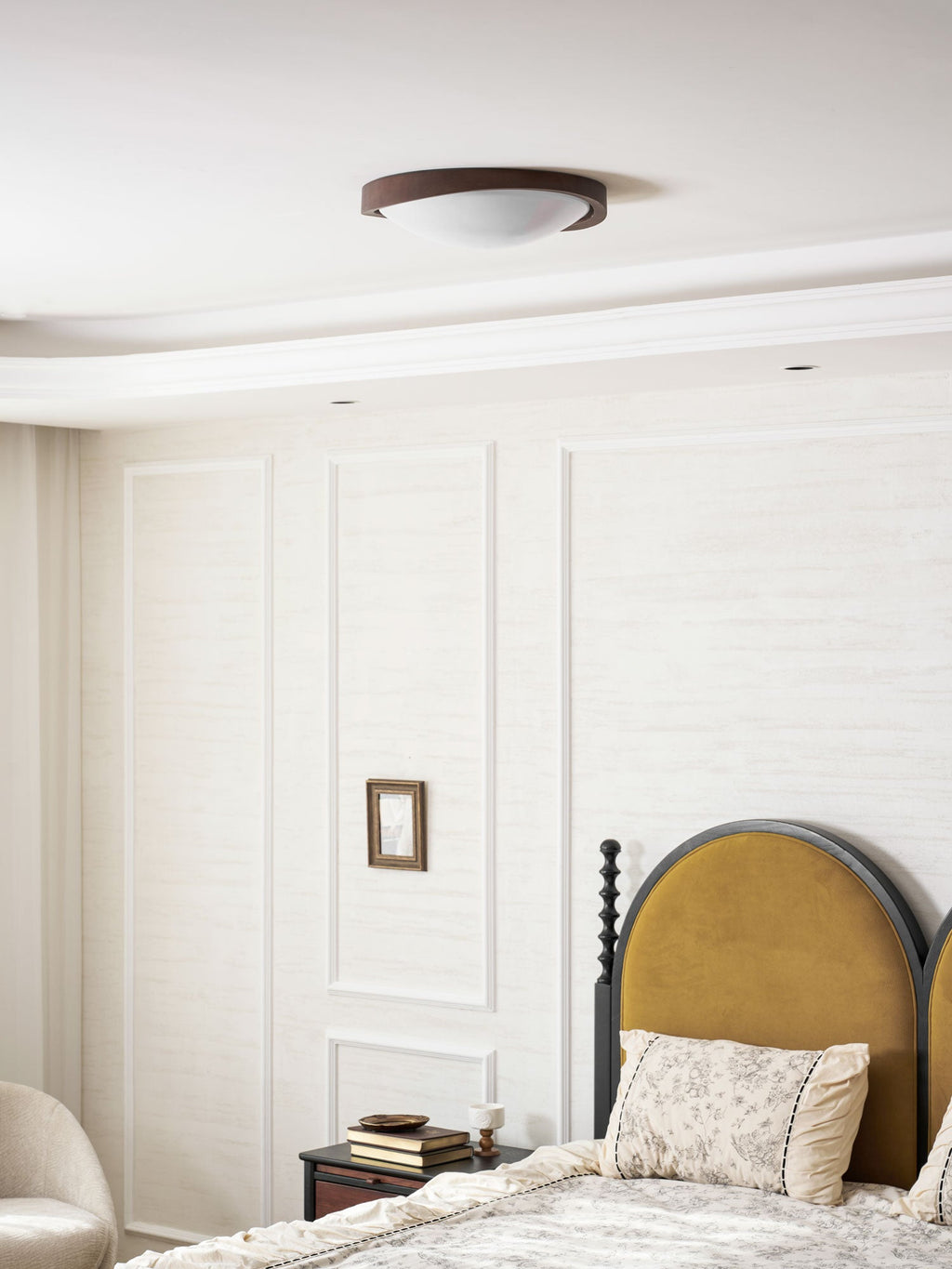 Walnut Curved Edge Ceiling Light - Image 22