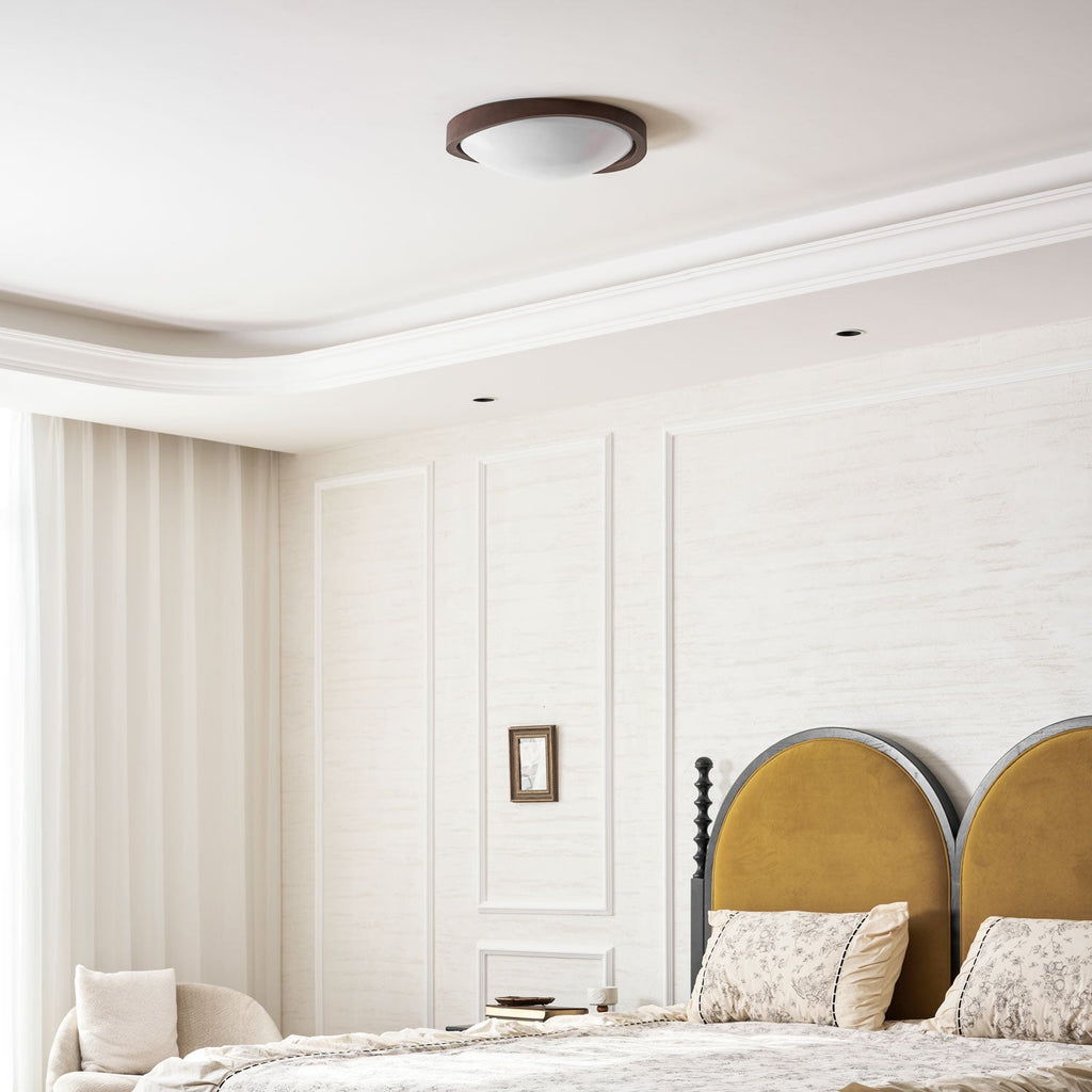 Walnut Curved Edge Ceiling Light - Image 24