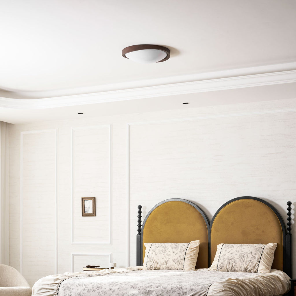 Walnut Curved Edge Ceiling Light - Image 23