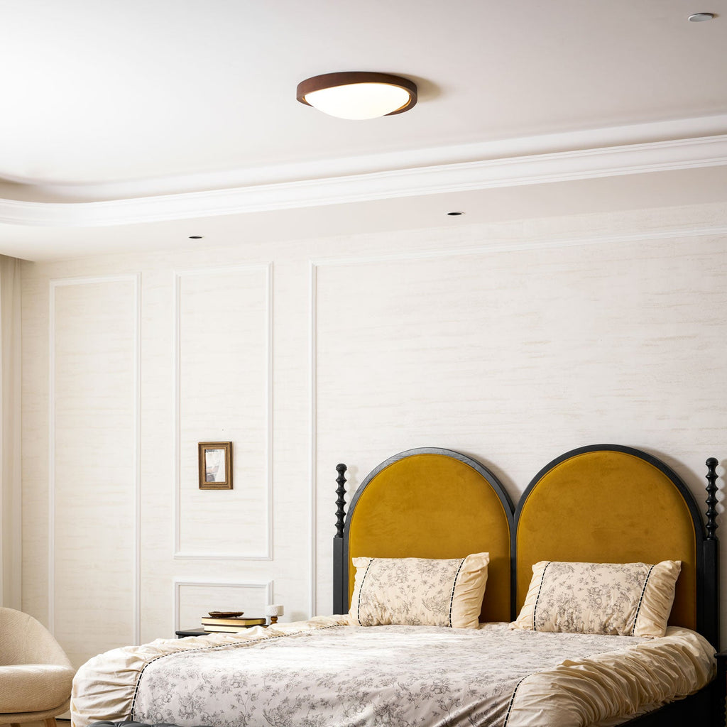 Walnut Curved Edge Ceiling Light - Image 19