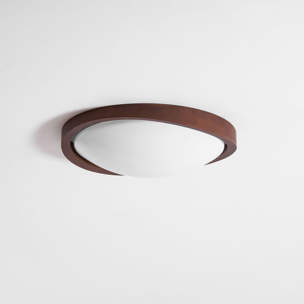 Walnut Curved Edge Ceiling Light - Image 32