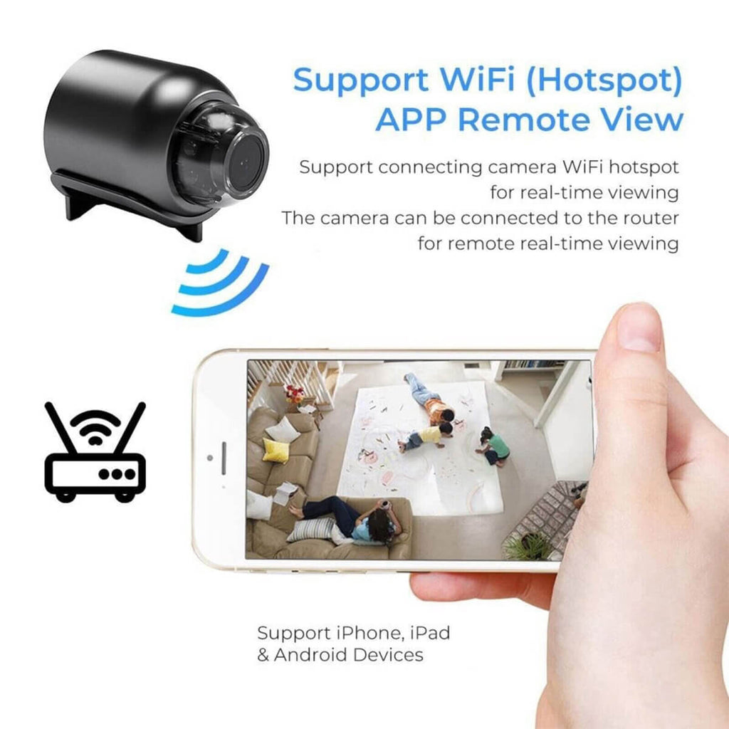 Innovative Smart Wireless HD WiFi with Wide-angle Camera