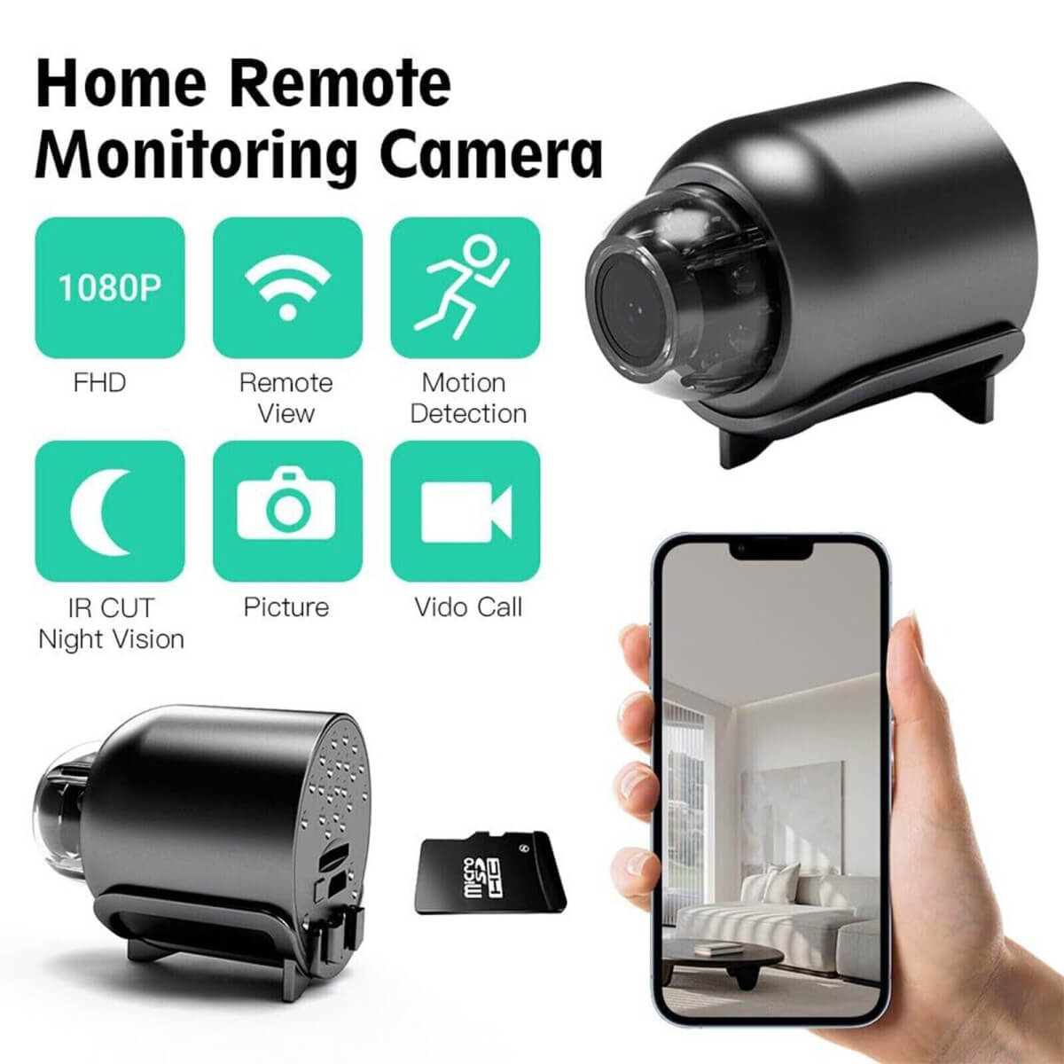 Innovative Smart Wireless HD WiFi with Wide-angle Camera