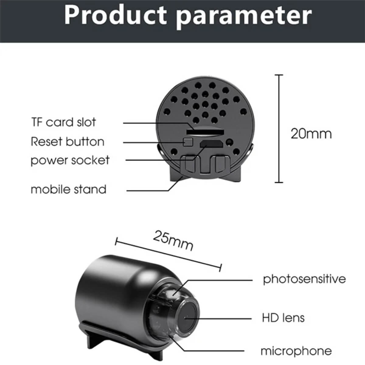 Innovative Smart Wireless HD WiFi with Wide-angle Camera