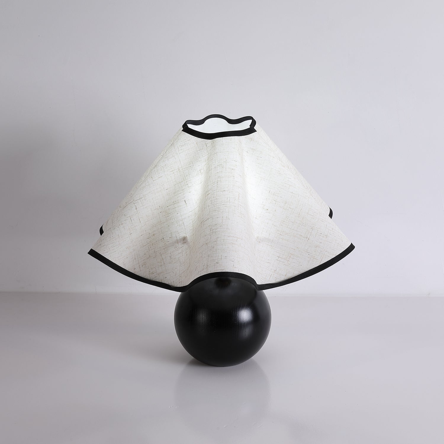 Modern Table Lamp Wood Base Linen Shade Bedside Decor - Image 29
