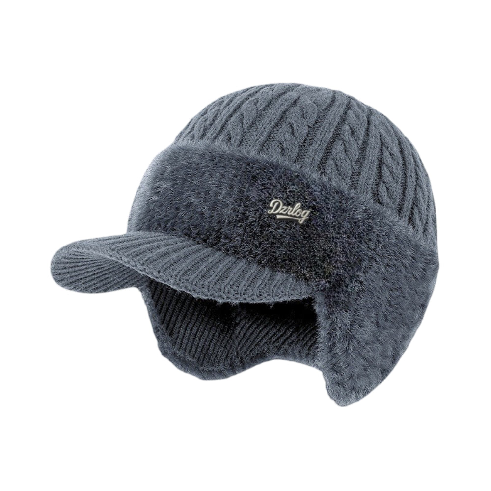 Knit Trapper Hat Fleece Lined - Image 14