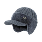 Knit Trapper Hat Fleece Lined - Image 14
