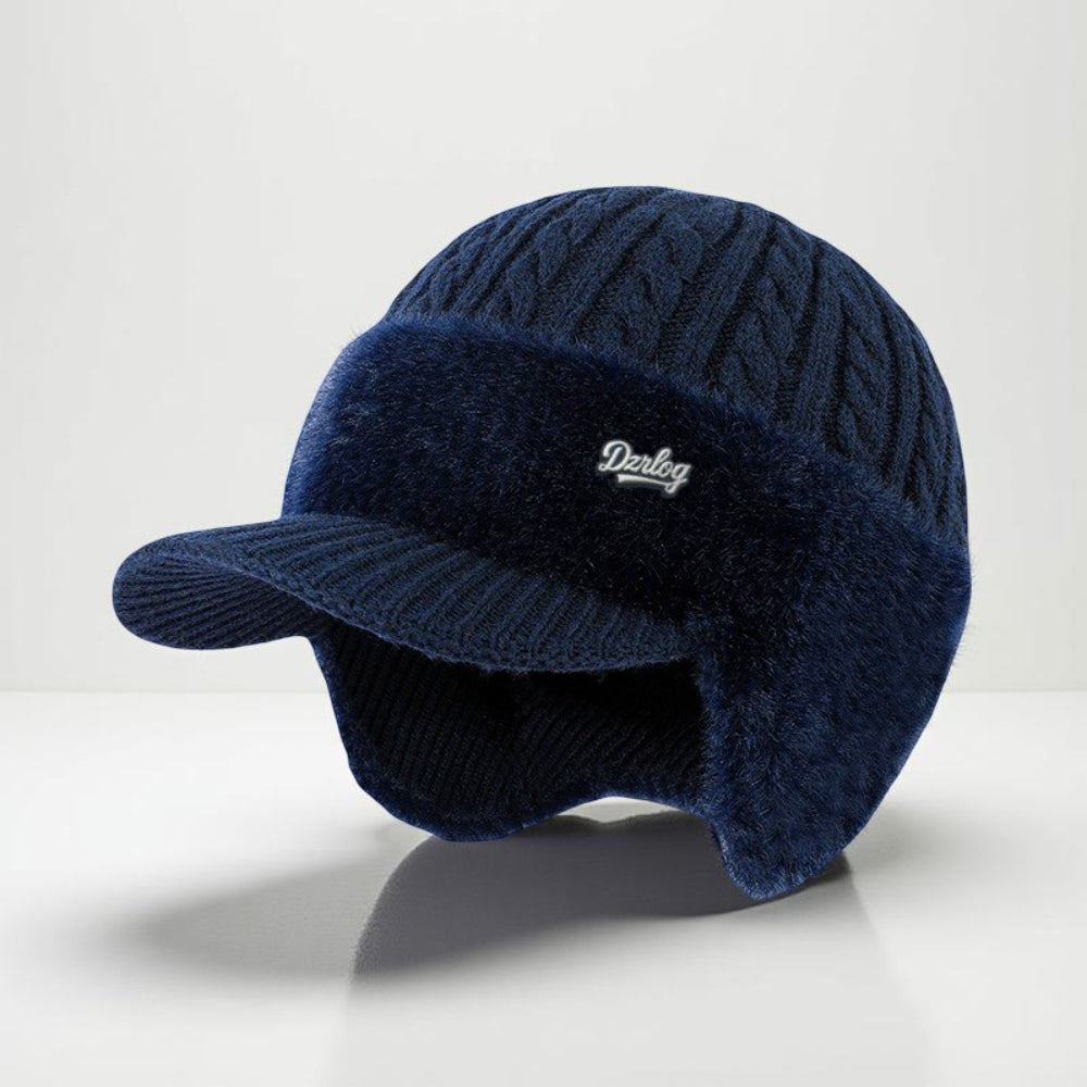 Knit Trapper Hat Fleece Lined - Image 5