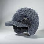 Knit Trapper Hat Fleece Lined - Image 2
