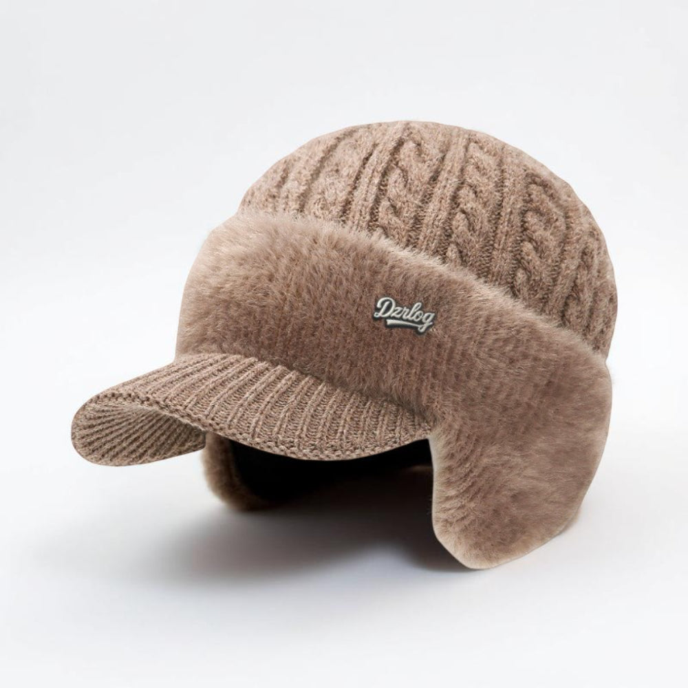 Knit Trapper Hat Fleece Lined - Image 4