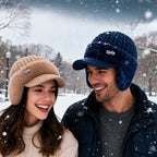 Knit Trapper Hat Fleece Lined