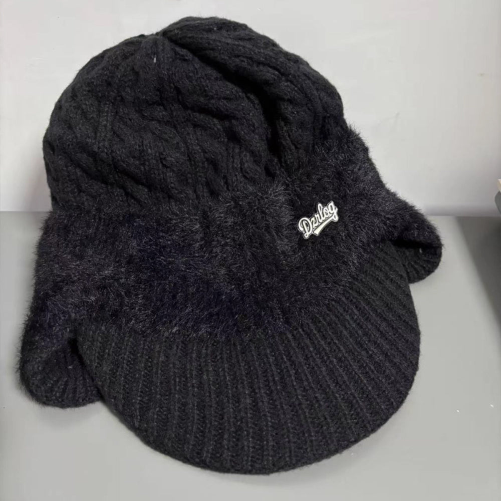 Knit Trapper Hat Fleece Lined - Image 12