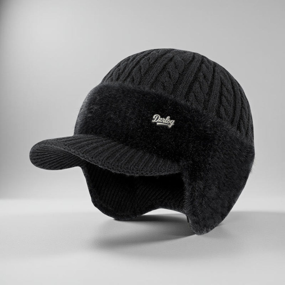 Knit Trapper Hat Fleece Lined - Image 3