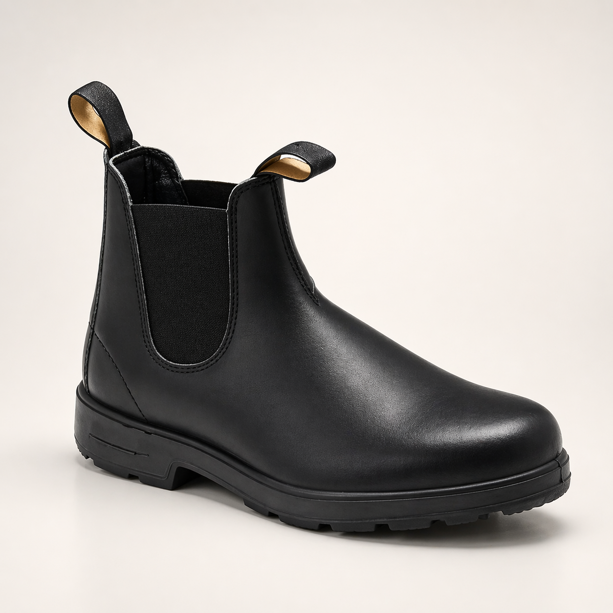 Women's Chelsea Boots Waterproof Leather Slip On Ankle Booties