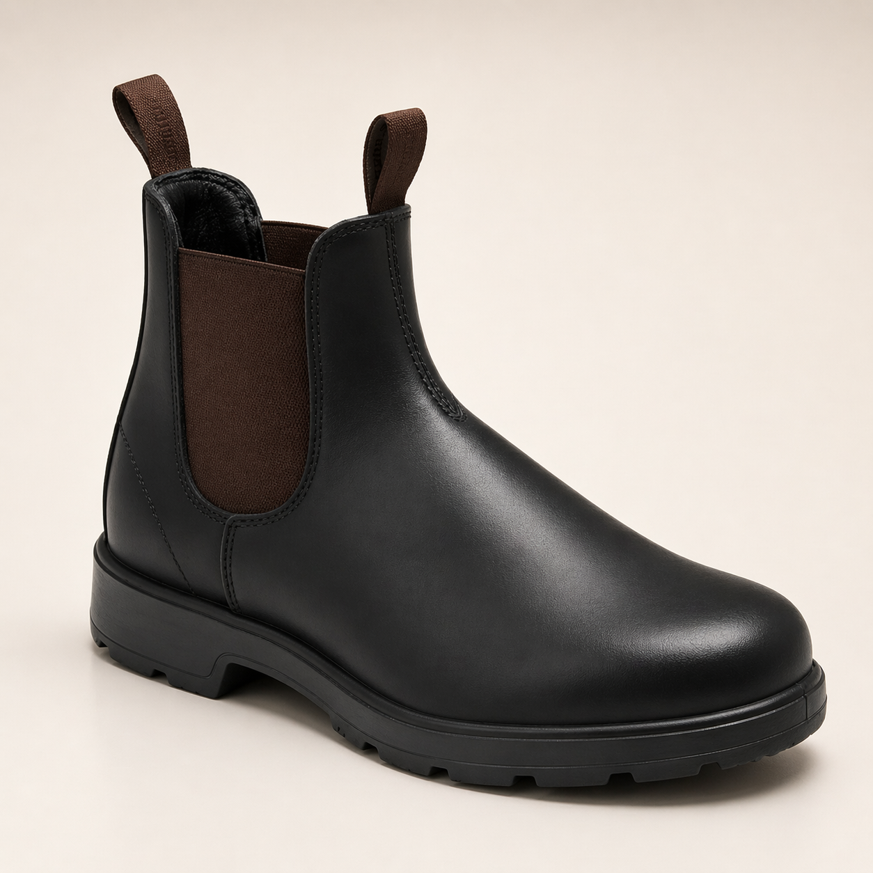 Women's Chelsea Boots Waterproof Leather Slip On Ankle Booties - Image 4