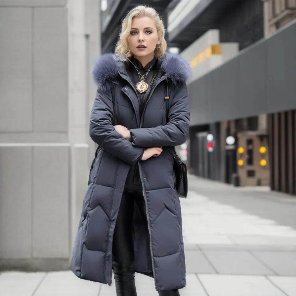 Women's Fashionable Thermal Quilted Winter Jacket for Cold Weather