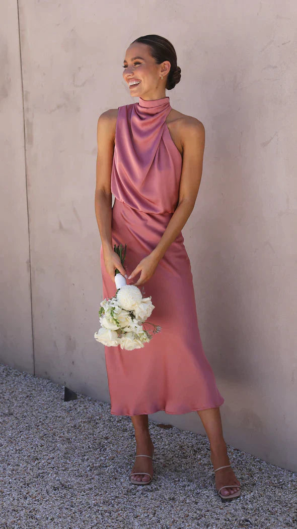 Women's Long Ankle-Length Party Wedding Guest Dress
