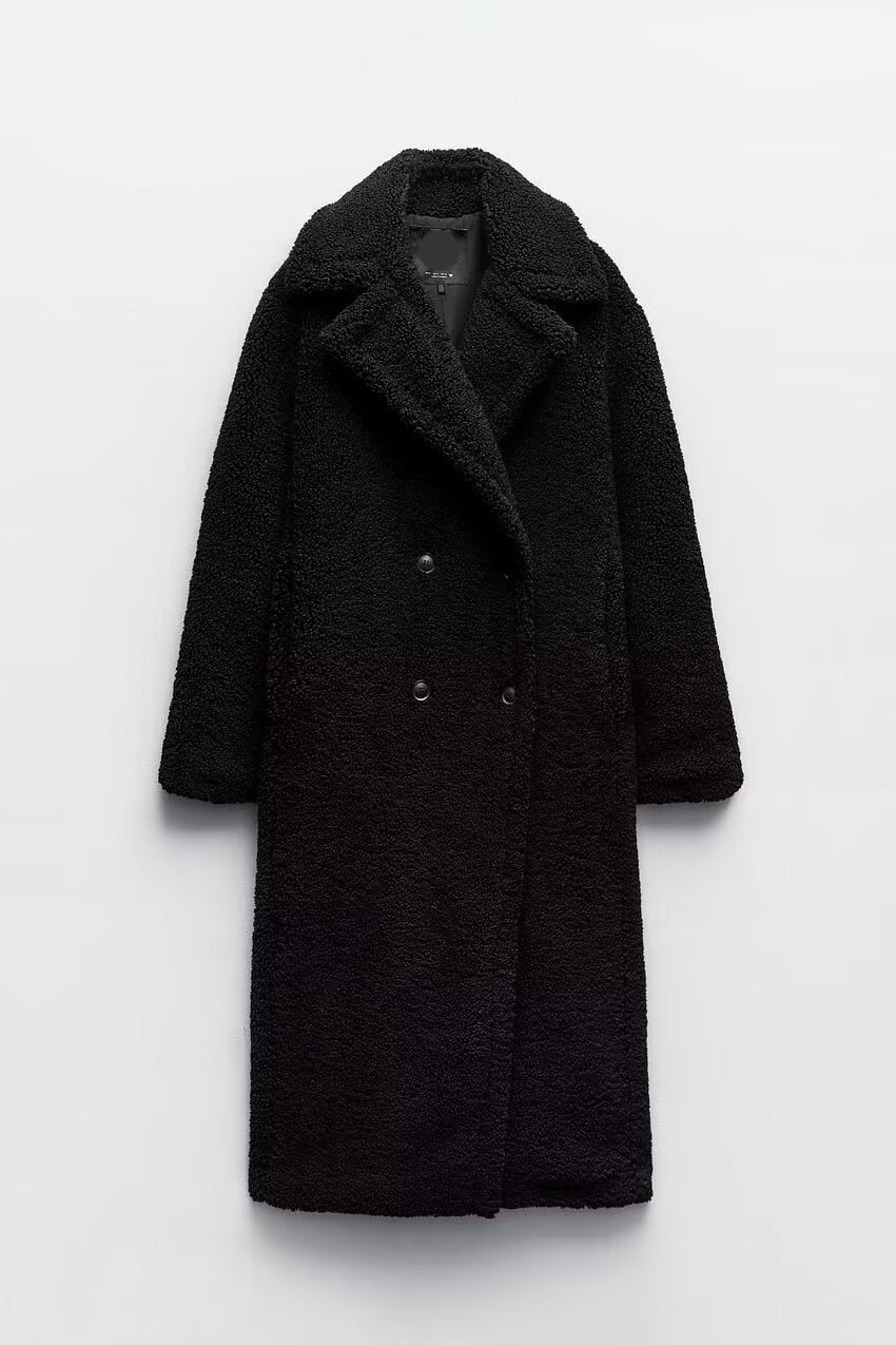 Women's Long Warm Teddy Button Winter Coats