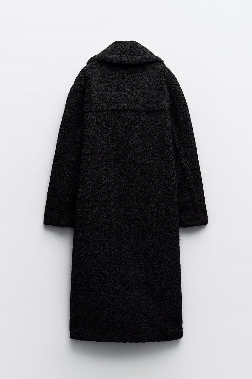 Women's Long Warm Teddy Button Winter Coats