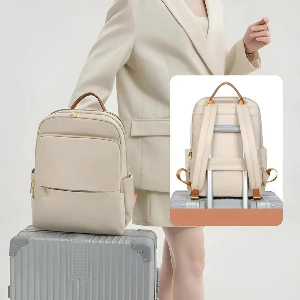 Women’s Waterproof Laptop Backpack Multi-Compartment Daypack - Image 2