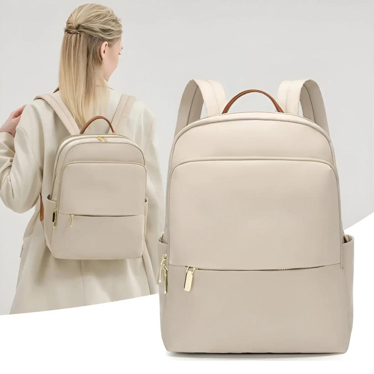 Women’s Waterproof Laptop Backpack Multi-Compartment Daypack - Image 3