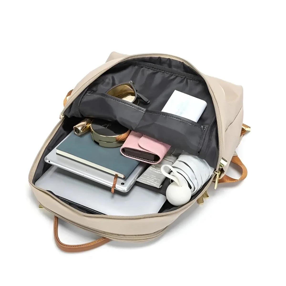 Women’s Waterproof Laptop Backpack Multi-Compartment Daypack - Image 6