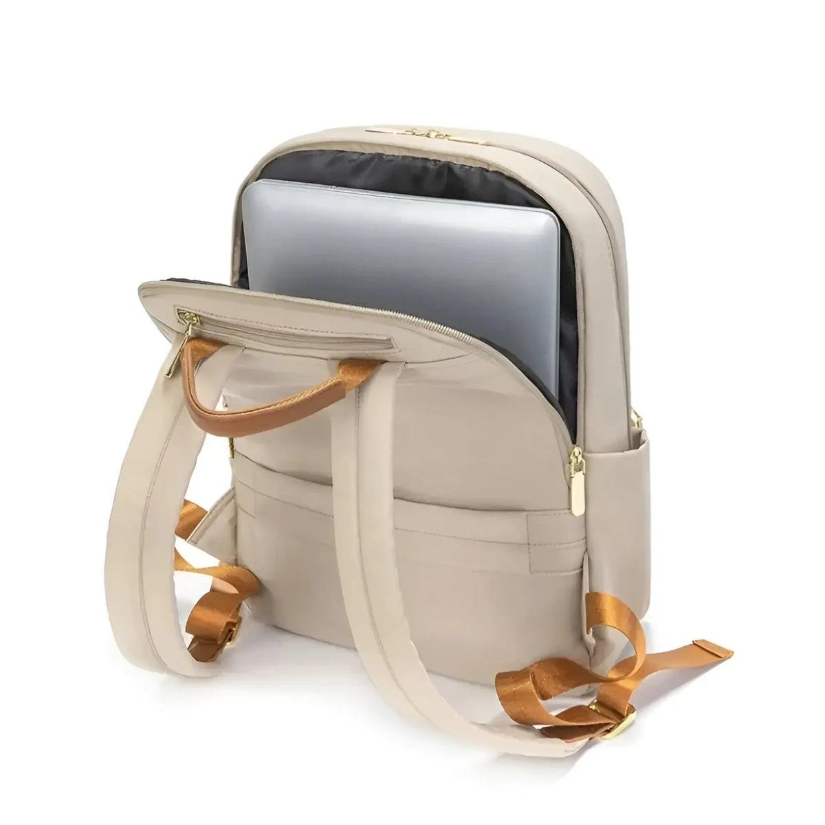 Women’s Waterproof Laptop Backpack Multi-Compartment Daypack - Image 7