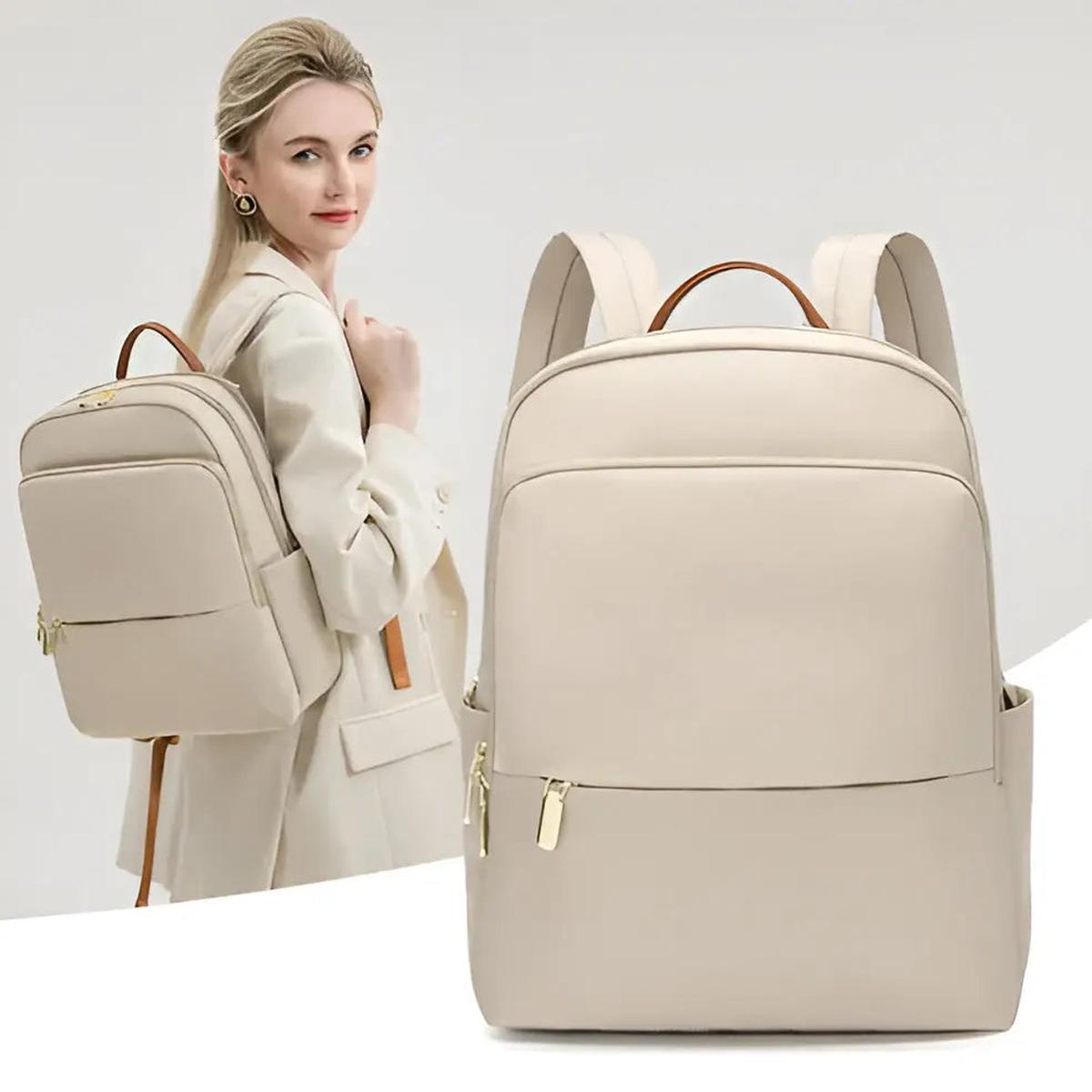 Women’s Waterproof Laptop Backpack Multi-Compartment Daypack