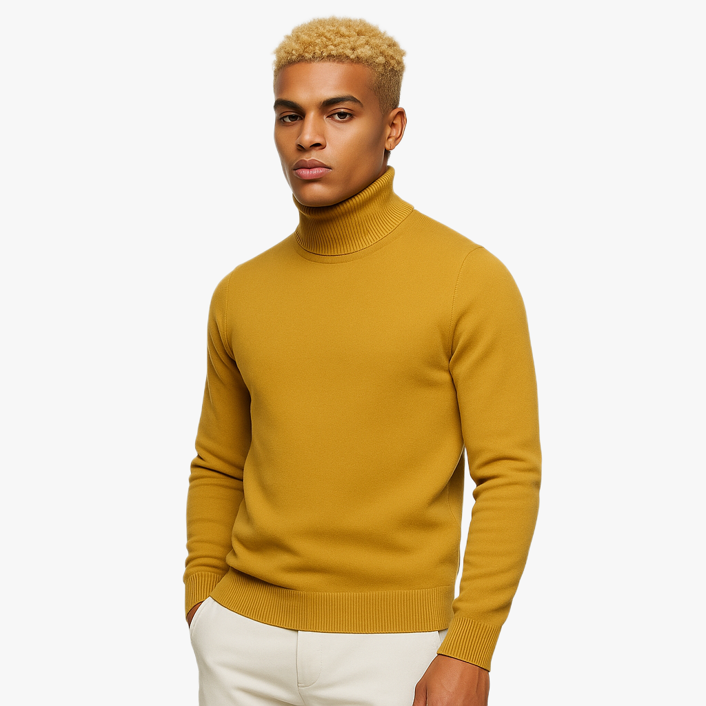 Warm Roll Neck Sweater for Chilly Days