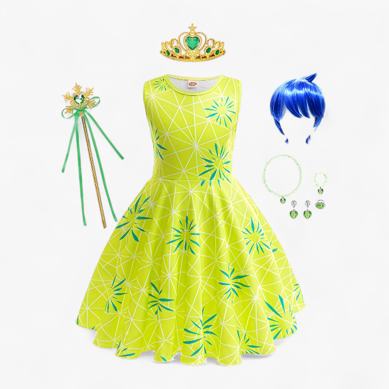 Girls Princess Costume Set Floral