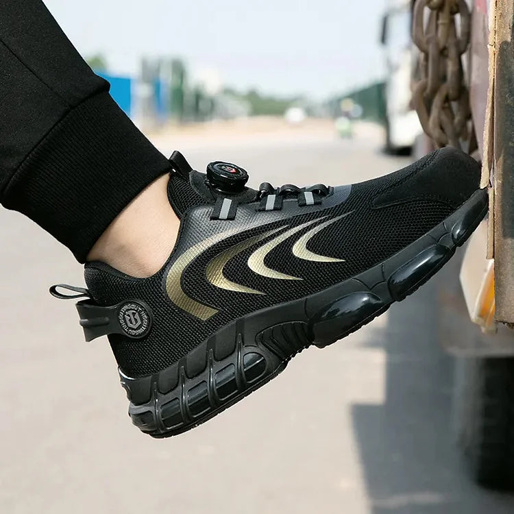 Men’s Shock-Absorbing Protective Work Anti-Slip Shoes