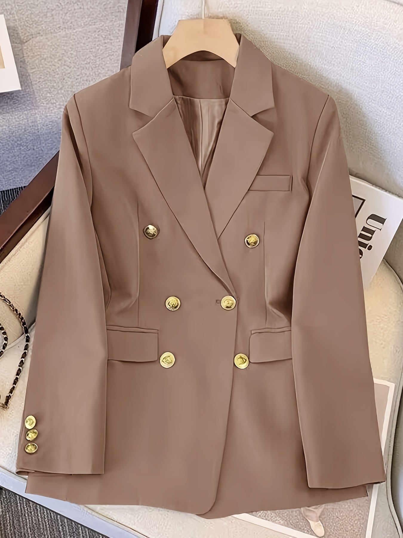 Timeless Versatile Formal Button Blazer for Women