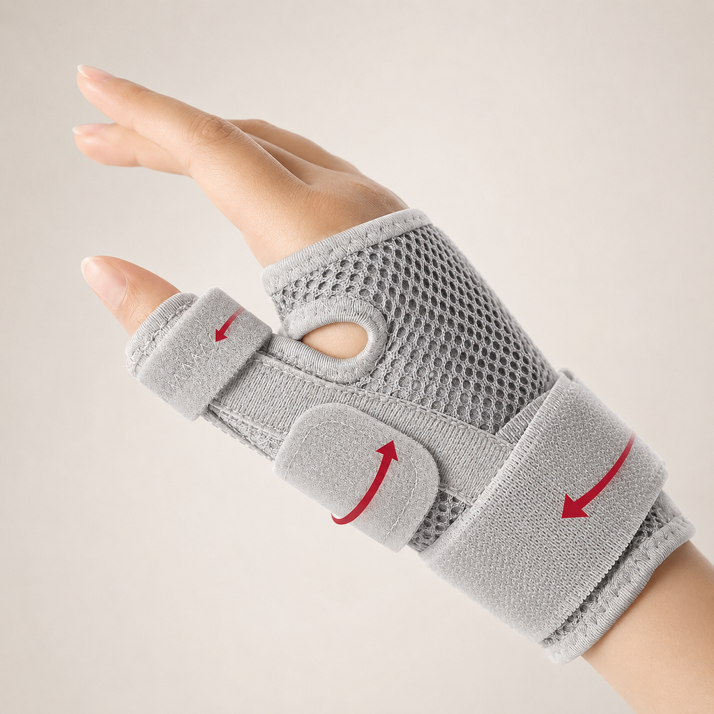 Adjustable Thumb & Wrist Stabilizer for Flexible Support
