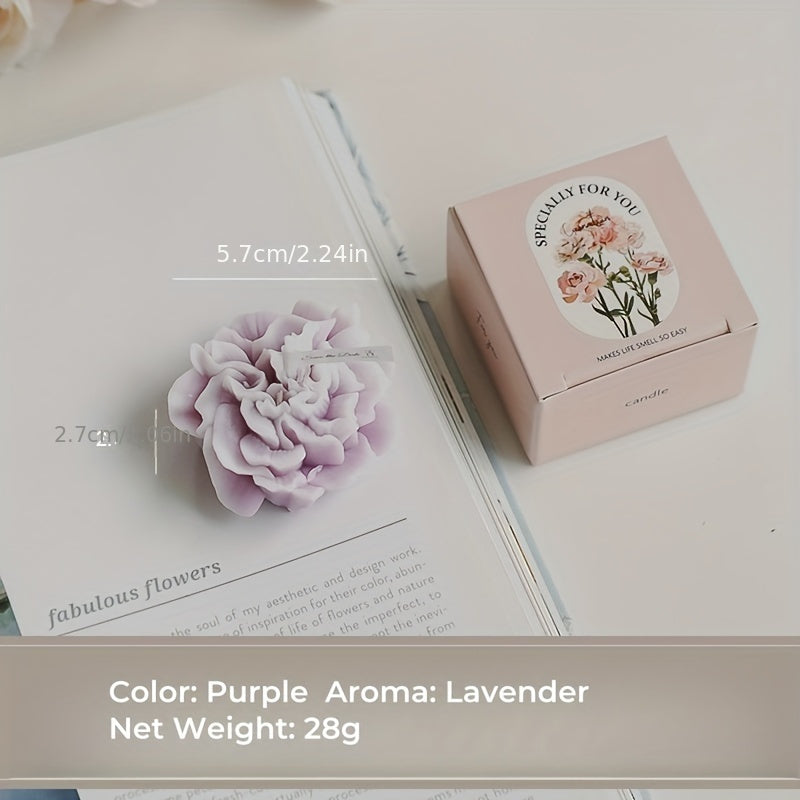 Skorter | 1pc Carnation Scented Candle – Decorative Candle for Mother's Day, Valentine's Day and Christmas - Image 10