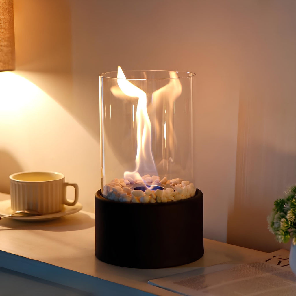 Decorative Atmospheric Glass Flame Lamp
