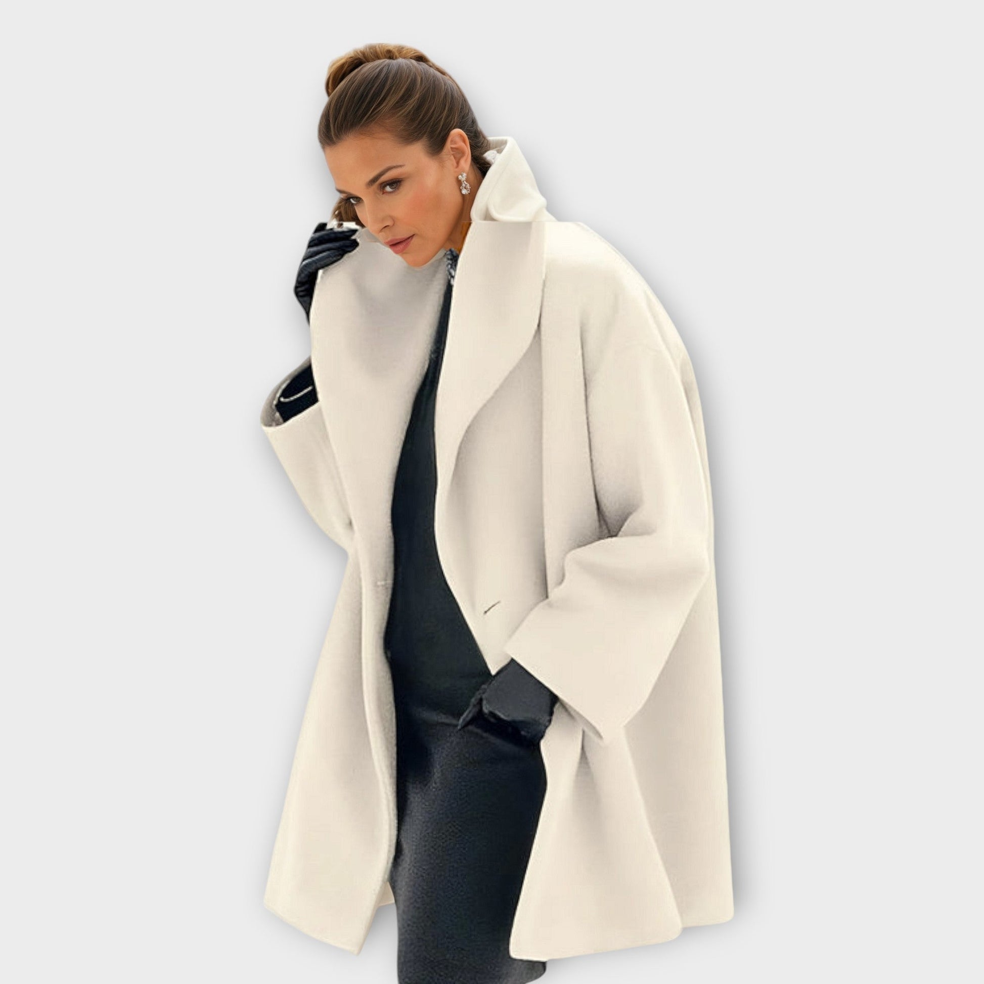 Women's Modern Oversized Warm Wide Collar Coat