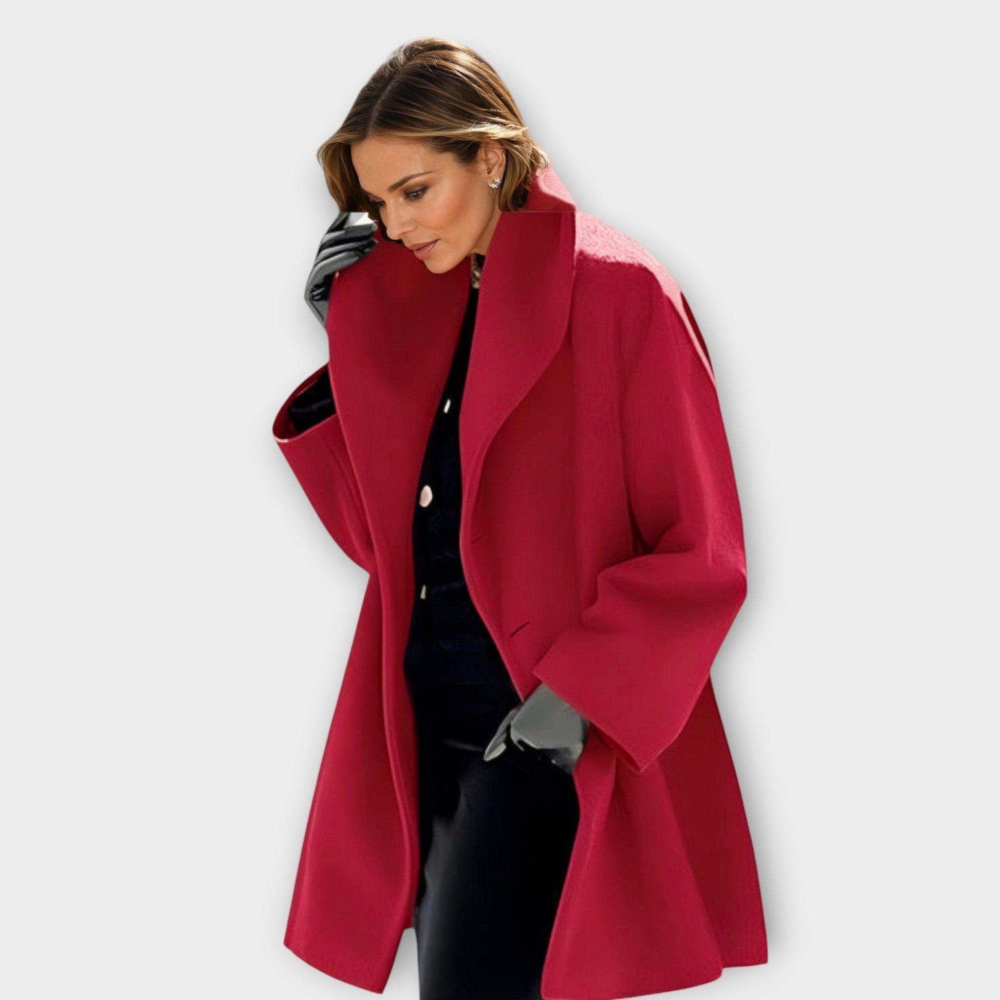 Women's Modern Oversized Warm Wide Collar Coat