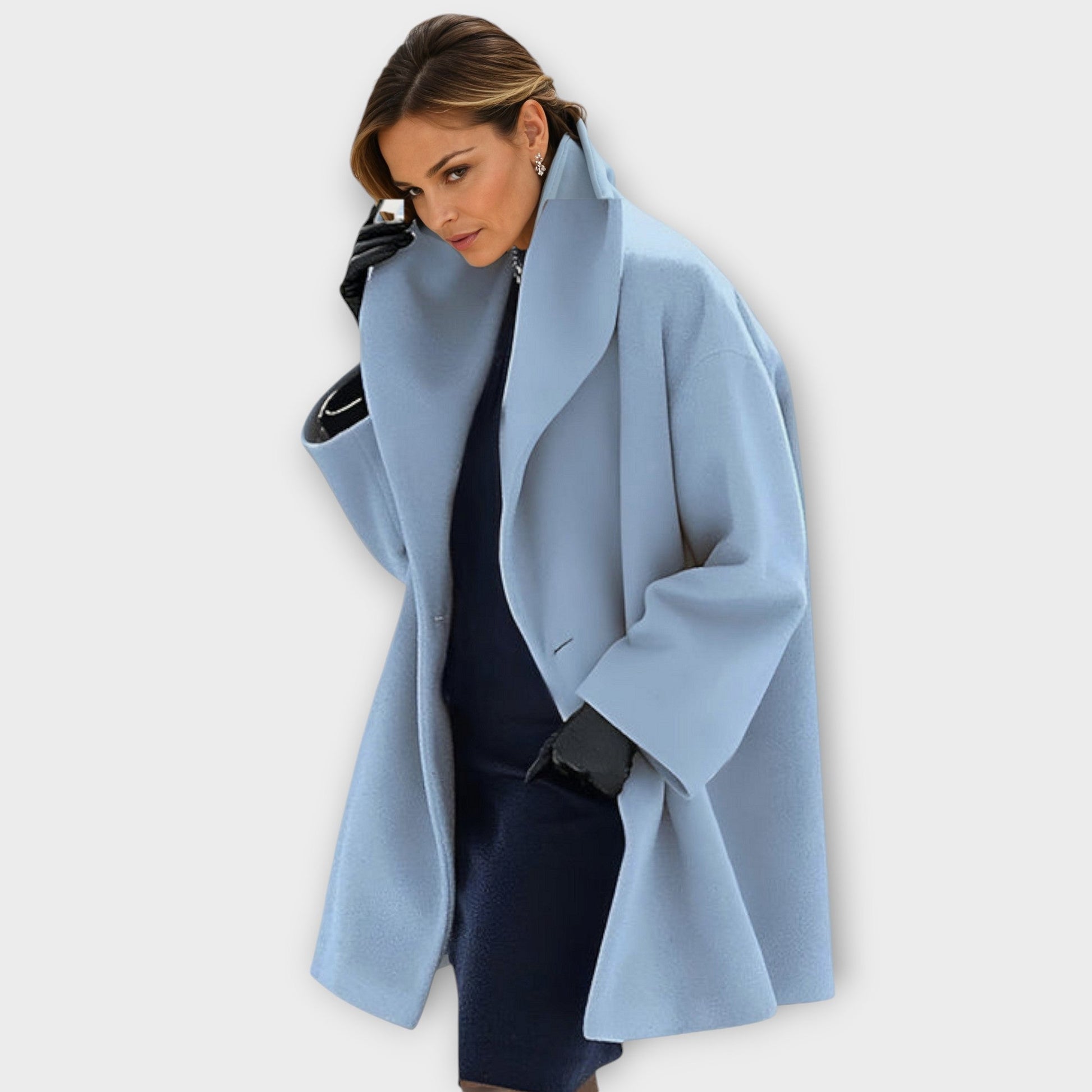 Women's Modern Oversized Warm Wide Collar Coat
